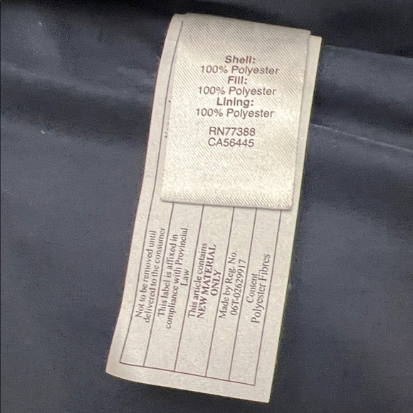 J. Crew Factory Navy Quilted Vest - Picture 5 of 6